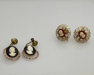 Cameo Earrings