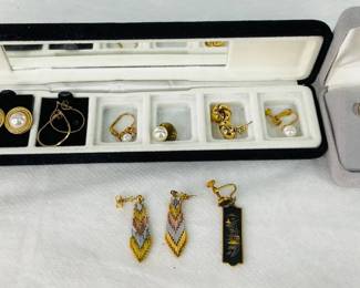 Gold-Tone Fashion Earrings
