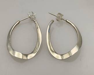Silver Hoop Earrings