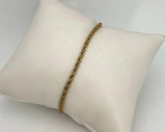 Silver Rope Bracelet