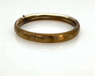 Vintage Hinged Bangle Bracelet