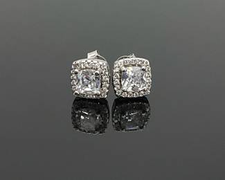 Silver CZ Earrings