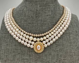 Faux Pearl Necklaces