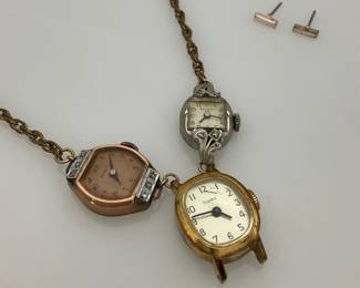 Vintage Watch Necklaces