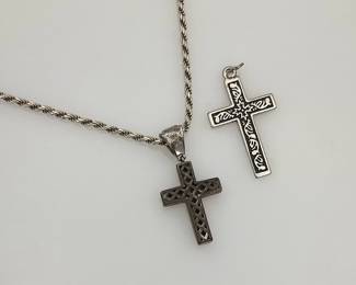 Silver Cross Necklace