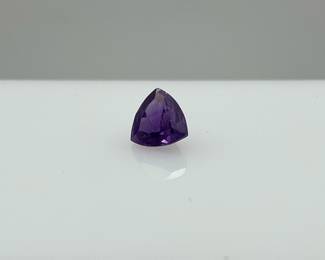 Trillion Cut Amethyst Gemstone