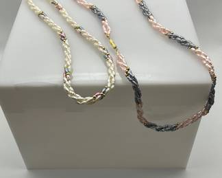 Freshwater Pearl-Look Necklaces