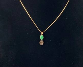 Jade Pendant Necklace