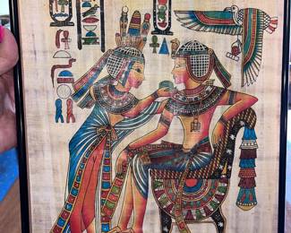 Egyptian papyrus art