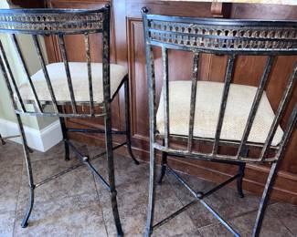 Metal barstool