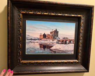 Scotland castle artwork 
