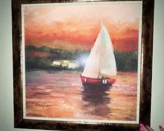 Sailboat artwork 