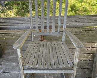 (2) wood rocking chairs - $50 each
