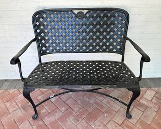 Metal bench 38"W x 18"D x 38"H