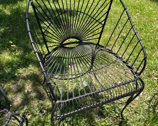 (2) metal chairs  - $45 each