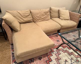 (4) piece wicker sectional $300 