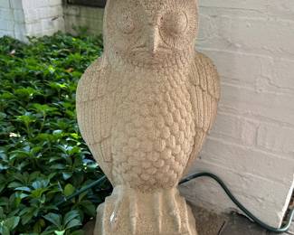 Cement owl
