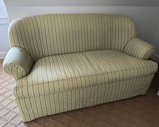 Upholstered loveseat 70"W x 40"D x 38"H - $300