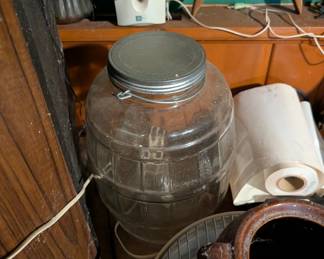 Vintage pickle jar