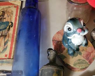 Cobalt, glass rolling pin