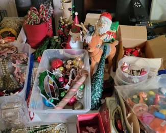 Lots of vintage Christmas 