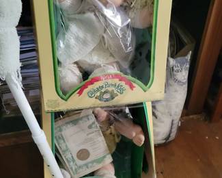 2 cabbage patch dolls in original boxes