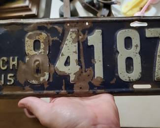 1915 license plate 