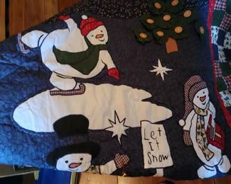 Snowmen quilt