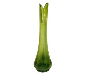 Vintage Mid-Century Modern (MCM) swung glass vase