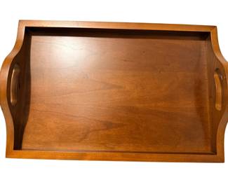 E.A. Clore Sons handcrafted hardwood serving tray