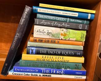 Mixed lot focused entirely on horses, equestrian training, horsemanship, and horse-related fiction.