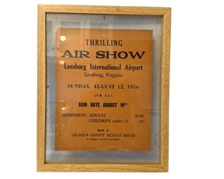 1956 local advertising for Leesburg Charity Event