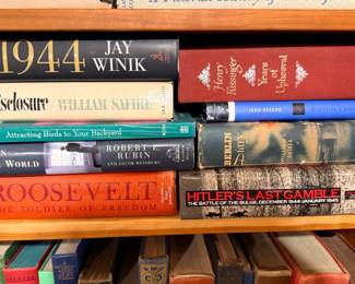Lot includes World War II strategic history, 20th-century geopolitical diplomacy, and executive political leadership.