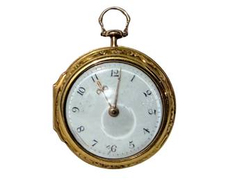 Fine 18th-century pair-cased pocket watch