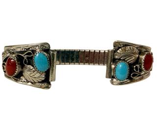 Mexican sterling silver watch band