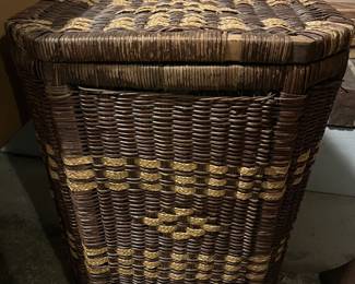 wicker hamper