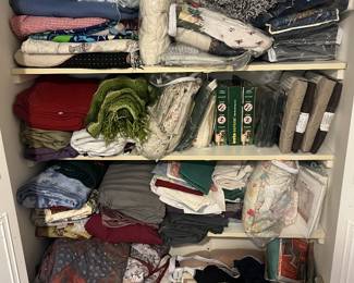 New sheet sets, linens, window treatments