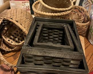 wicker woven baskets