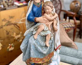 Avalon Gallery Ave Maria Collection resin statue of Madonna and Child