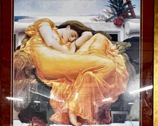 Vintage framed print