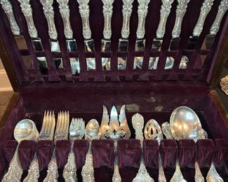 Reed & Barton "Francis I" Sterling Silver Flatware Service for 12