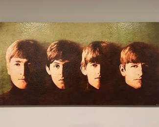“The Beatles” Limited Edition Lithograph on Canvas After Robert Freeman