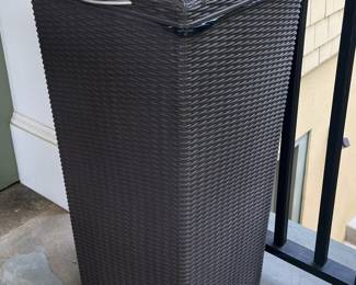 Outdoor Poolside Trash Can
