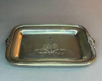 Sterling Silver Calling Card Tray