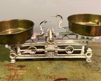 Antique Shultz Cast Iron Scale