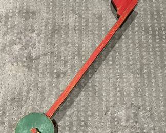 Primitive Wooden Stick Horse