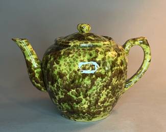 Vintage Morton Pottery Woodland Stoneware Teapot