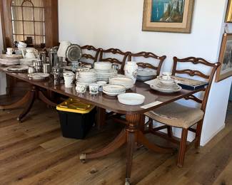 Kittinger furniture - because this house is so jammed packed - the pictures at the top here were taken right before we left on Friday!