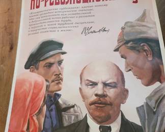 Vintage ussr Posters original perestroika - glasnost
