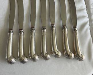 16 Sterling Christofle knives $1600